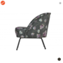 BEPUREHOME - VOGUE fauteuil fluweel - Rococo aloë