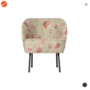 BEPUREHOME - VOGUE fauteuil fluweel - Rococo agave