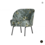 BEPUREHOME - VOGUE fauteuil fluweel - Poppy grijs