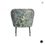 BEPUREHOME - VOGUE fauteuil fluweel - Poppy grijs