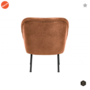 BEPUREHOME - VOGUE fauteuil leer - Cognac