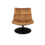 BAR LOUNGE CHAIR  - Fluweel Golden Brown