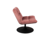 BAR LOUNGE CHAIR  - Fluweel Old Pink