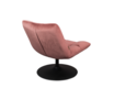 BAR LOUNGE CHAIR  - Fluweel Old Pink