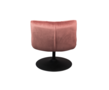 BAR LOUNGE CHAIR  - Fluweel Old Pink