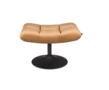 BAR LOUNGE HOCKER  - Fluweel Golden Brown