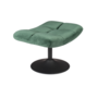 BAR LOUNGE HOCKER  - Fluweel Green