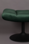 BAR LOUNGE HOCKER  - Fluweel Green