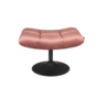 BAR LOUNGE HOCKER  - Fluweel Old Pink