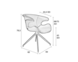 MIA ARMCHAIR - Orange