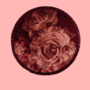 STITCHY ROSES ROUND VLOERKLEED - 175 cm