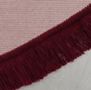 STITCHY ROSES ROUND VLOERKLEED - 175 cm