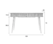BARBIER CONSOLE TABLE - Black 