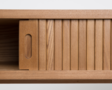 BARBIER CONSOLE TABLE - Oak