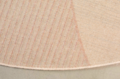 BLISS CARPET ROUND 240' - Naturel / pink