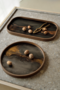 ETHNICRAFT - Tray Organic 30cm bronze