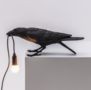 SELETTI - Bird lamp black - playing
