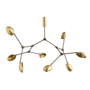 101 CPH - DROP Chandelier brass