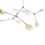 101 CPH - DROP Chandelier brass