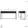 WOOOD - Silas Sidetable Zwart