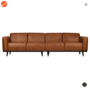 BEPUREHOME - Statement Eco leer Cognac - 280cm