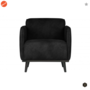 BEPUREHOME - Statement Suedine Zwart - Fauteuil 