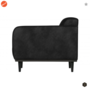 BEPUREHOME - Statement Suedine Zwart - Fauteuil 