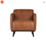 BEPUREHOME - Statement Eco Leer Cognac - Fauteuil