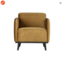 BEPUREHOME - Statement Fluweel Honing Geel - Fauteuil