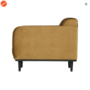 BEPUREHOME - Statement Fluweel Honing Geel - Fauteuil