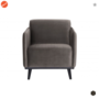 BEPUREHOME - Statement Fluweel Taupe - Fauteuil