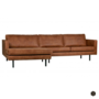 RODEO - Cognac - Chaise Longue links