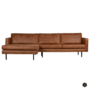 RODEO - Cognac - Chaise Longue links