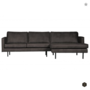 RODEO - Zwart - Chaise Longue rechts