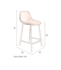 afmetingen counterstool franky