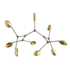 101 CPH - DROP Chandelier brass_